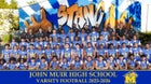 Muir Mustangs Boys Varsity Football Fall 25-26 team photo.