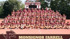 Monsignor Farrell Lions Boys Varsity Football Fall 25-26 team photo.