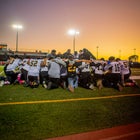 Bassett Olympians Boys Varsity Football Fall 25-26 team photo.