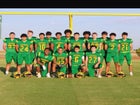 Springlake-Earth Wolverines Boys Varsity Football Fall 25-26 team photo.