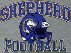 Shepherd Mustangs Boys Varsity Football Fall 25-26 team photo.