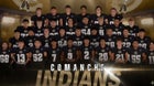 Comanche Indians Boys Varsity Football Fall 25-26 team photo.
