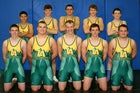 Los Alamos Hilltoppers Boys Varsity Wrestling Winter 13-14 team photo.