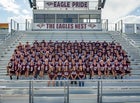 Maple Mountain Golden Eagles Boys Varsity Football Fall 17-18 team photo.