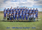 Socorro Warriors Boys Varsity Football Fall 17-18 team photo.