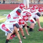 Carrollton Trojans Boys Varsity Football Fall 17-18 team photo.