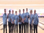Mott Corsairs Boys Varsity Bowling Winter 23-24 team photo.
