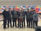 Benjamin Logan Raiders Boys Varsity Bowling Winter 23-24 team photo.
