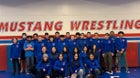West Mesa Mustangs Boys Varsity Wrestling Winter 21-22 team photo.