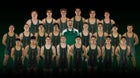 Los Alamos Hilltoppers Boys Varsity Wrestling Winter 21-22 team photo.