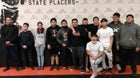 Gallup Bengals Boys Varsity Wrestling Winter 21-22 team photo.
