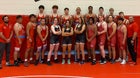 Sandia Matadors Boys Varsity Wrestling Winter 21-22 team photo.