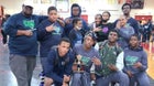 Arabia Mountain Rams Boys Varsity Wrestling Winter 21-22 team photo.