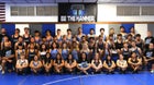 Carlsbad Cavemen Boys Varsity Wrestling Winter 21-22 team photo.