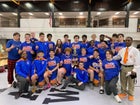 Columbus Blue Devils Boys Varsity Wrestling Winter 21-22 team photo.
