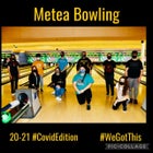 Metea Valley Mustangs Girls Varsity Bowling Winter 21-22 team photo.