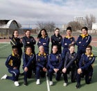 Highland Hornets Girls Varsity Tennis Spring 17-18 team photo.