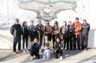 Eldorado Golden Eagles Girls Varsity Tennis Spring 17-18 team photo.