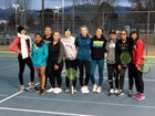 Sandia Matadors Girls Varsity Tennis Spring 17-18 team photo.