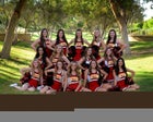Seton Catholic Sentinels Co-ed Varsity Cheer Fall 14-15 team photo.
