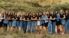 Shelley Russets Co-ed Varsity Dance Team Winter 24-25 team photo.