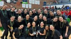 Borah Lions Co-ed Varsity Dance Team Winter 24-25 team photo.