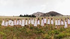 Burley Bobcats Co-ed Varsity Dance Team Winter 24-25 team photo.