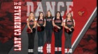 Robertson Cardinals Co-ed Varsity Dance Team Winter 24-25 team photo.