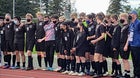 Orcas Island Vikings Boys Varsity Soccer Spring 20-21 team photo.