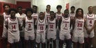 McClellan Crimson Lions Boys Varsity Basketball Winter 19-20 team photo.