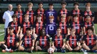 Village Christian Crusaders Boys Varsity Soccer Winter 24-25 team photo.