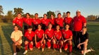 Cornerstone Christian Crusaders Boys Varsity Soccer Winter 24-25 team photo.