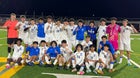 Davis Sr. Blue Devils Boys Varsity Soccer Winter 24-25 team photo.