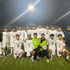 Bayfront Charter Sharks Boys Varsity Soccer Winter 24-25 team photo.