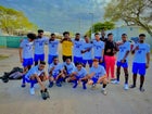 Dillard Panthers Boys Varsity Soccer Winter 24-25 team photo.