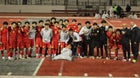 Corona Panthers Boys Varsity Soccer Winter 24-25 team photo.