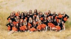 Idaho Falls Tigers Co-ed Varsity Cheer Winter 22-23 team photo.