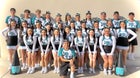 Santa Teresa Warriors Co-ed Varsity Cheer Winter 22-23 team photo.