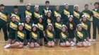 Mayfield Trojans Co-ed Varsity Cheer Winter 22-23 team photo.