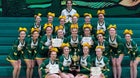 Lakeland Hawks Co-ed Varsity Cheer Winter 22-23 team photo.