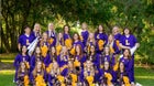 Lewiston Golden Bengals Co-ed Varsity Cheer Winter 22-23 team photo.