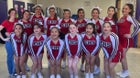 Eunice Cardinals Co-ed Varsity Cheer Winter 22-23 team photo.