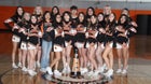 Clayton Yellowjackets Co-ed Varsity Cheer Winter 22-23 team photo.