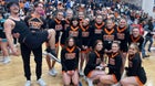 Capitan Tigers Co-ed Varsity Cheer Winter 22-23 team photo.