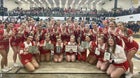 Weiser Wolverines Co-ed Varsity Cheer Winter 22-23 team photo.
