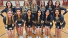 Vallivue Falcons Co-ed Varsity Cheer Winter 22-23 team photo.