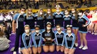 Columbia Blue Devils Co-ed Varsity Cheer Winter 22-23 team photo.