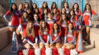 Valencia Jaguars Co-ed Varsity Cheer Winter 22-23 team photo.