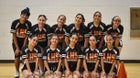 Lordsburg Mavericks Co-ed Varsity Cheer Winter 22-23 team photo.