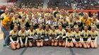 Bonneville Bees Co-ed Varsity Cheer Winter 22-23 team photo.